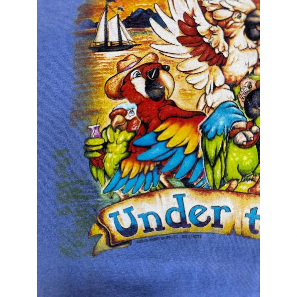 Jimmy Buffett 2010 Under The Big Top Tour T Shirt Margaritaville Parrothead L